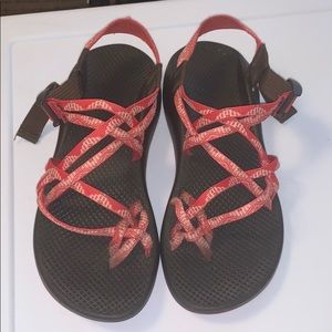 Coral / Red Chacos